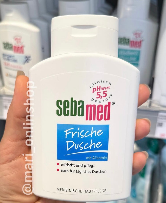 ژل دوش سبامد مدل Frische Dusche با آلانتوئین 200 میل - Sebamed Duschgel