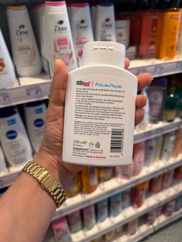 ژل دوش سبامد مدل Frische Dusche با آلانتوئین 200 میل - Sebamed Duschgel